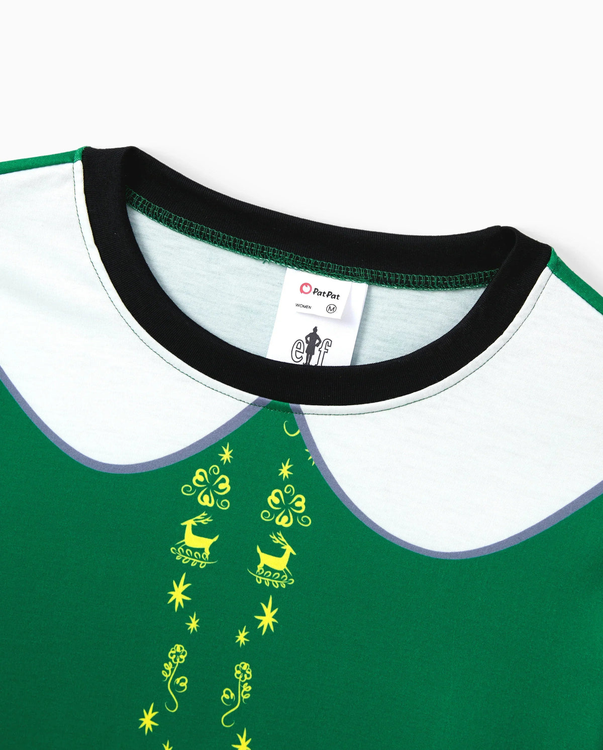 PatPat Elf Family Matching Christmas Pajamas Costume Green
