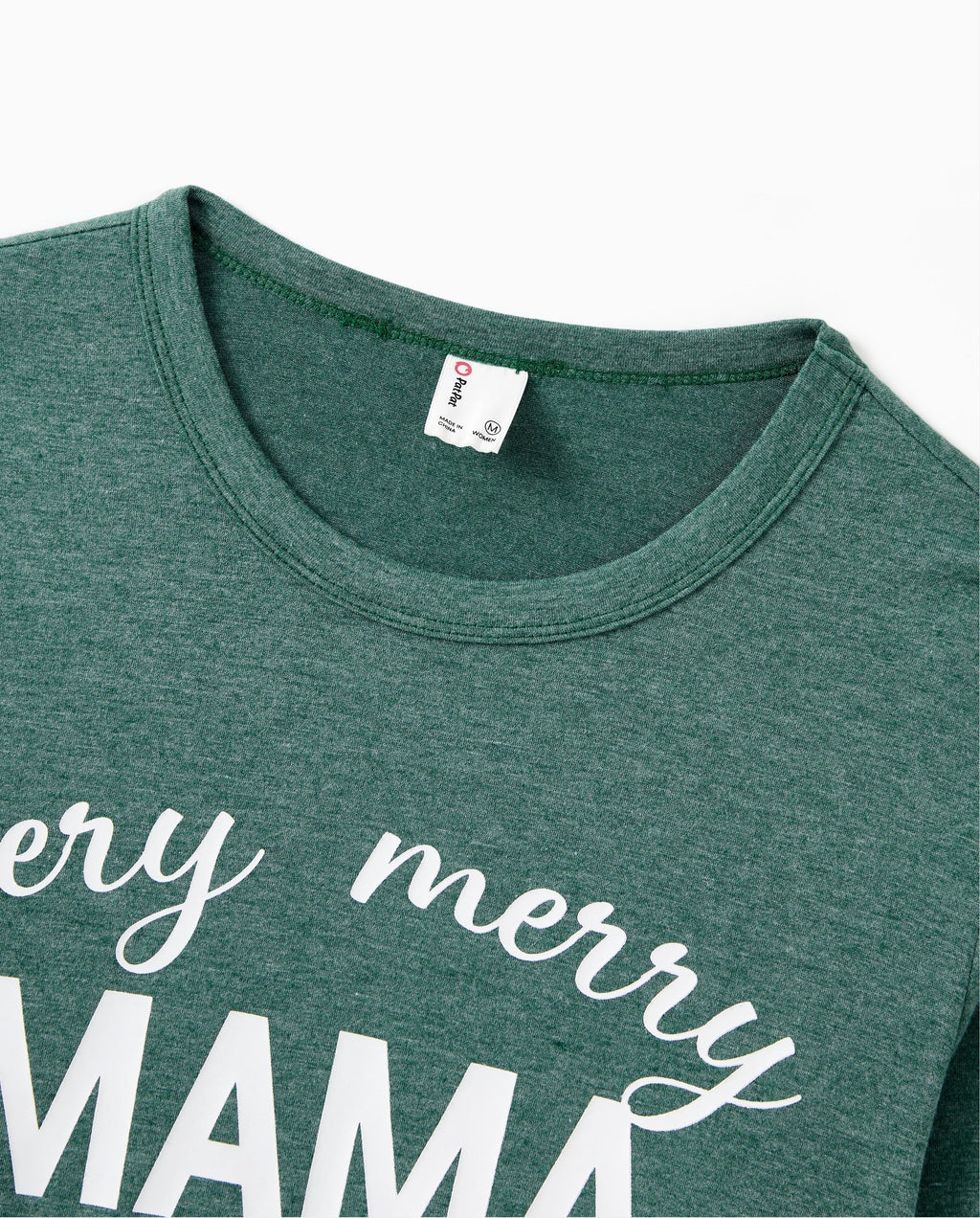 PatPat Family Matching Christmas Pajamas Christmas Tree Print Green
