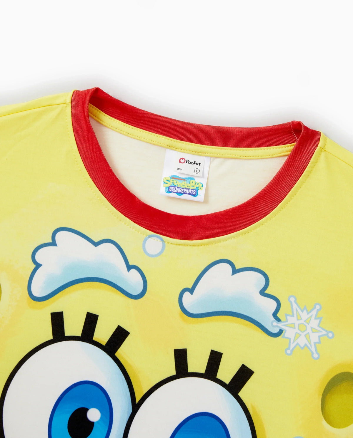 PatPat SpongeBob SquarePants Family Matching Christmas Pajamas Yellow