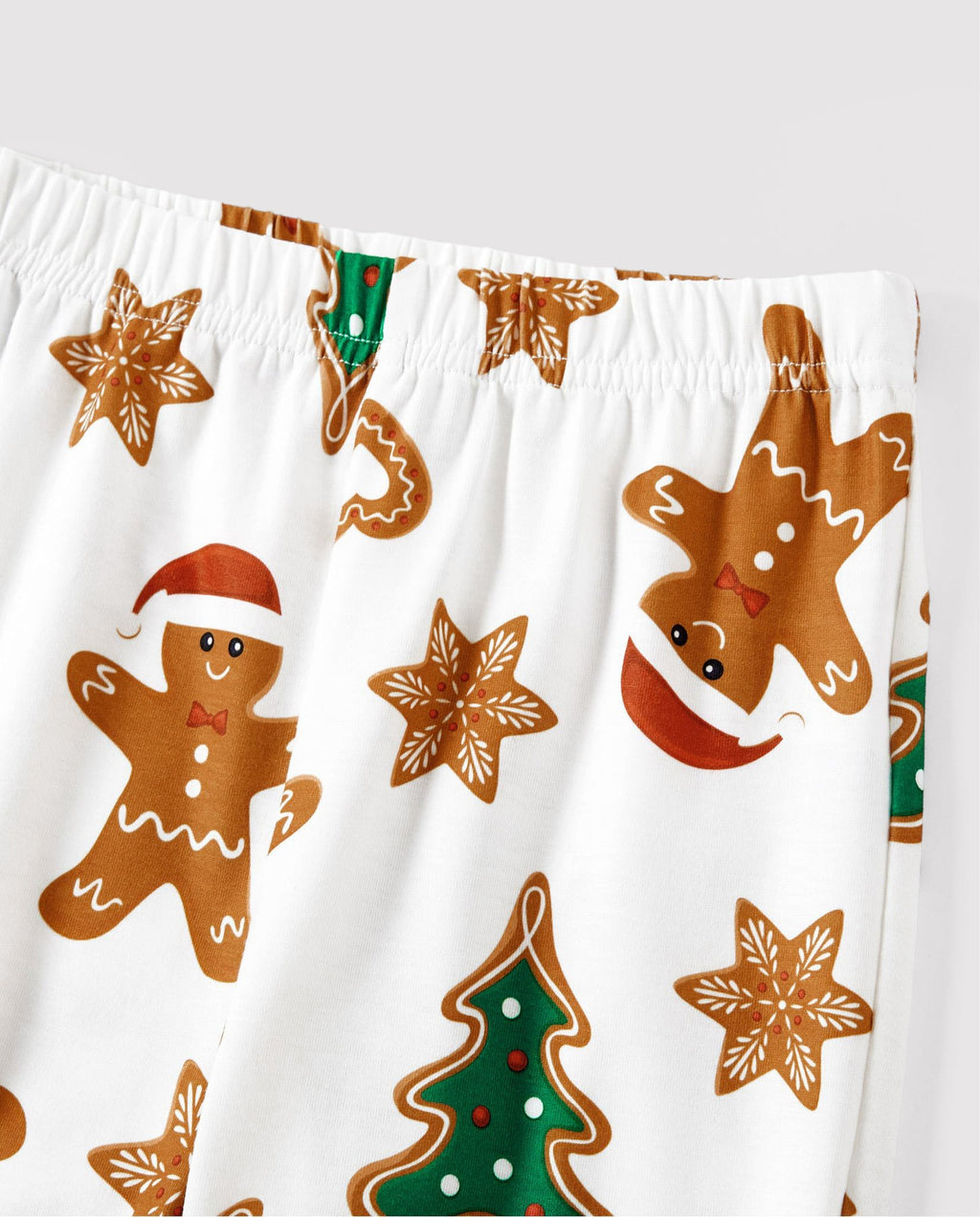 PatPat Family Matching Christmas Pajamas Gingerbread & Christmas Tree Brown