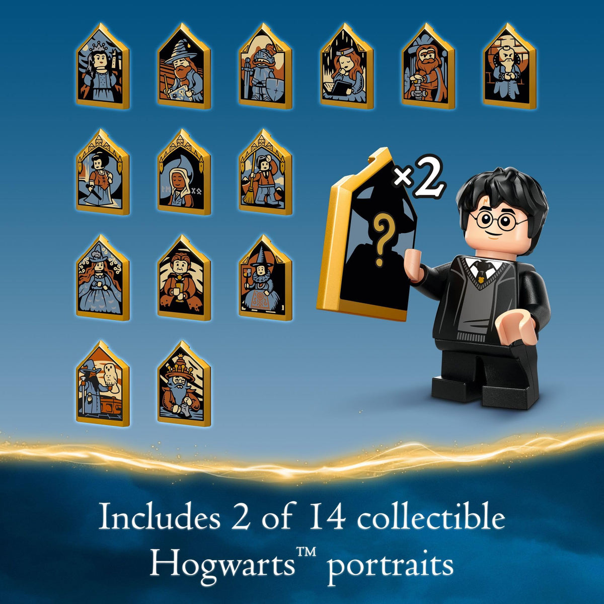 LEGO Harry Potter Advent Calendar 2024 for Kids - Christmas Advent Calendar W/ 16 Mini Builds & 7 Minifigures, Ages 7+ - Harry Potter Toys Gift Idea