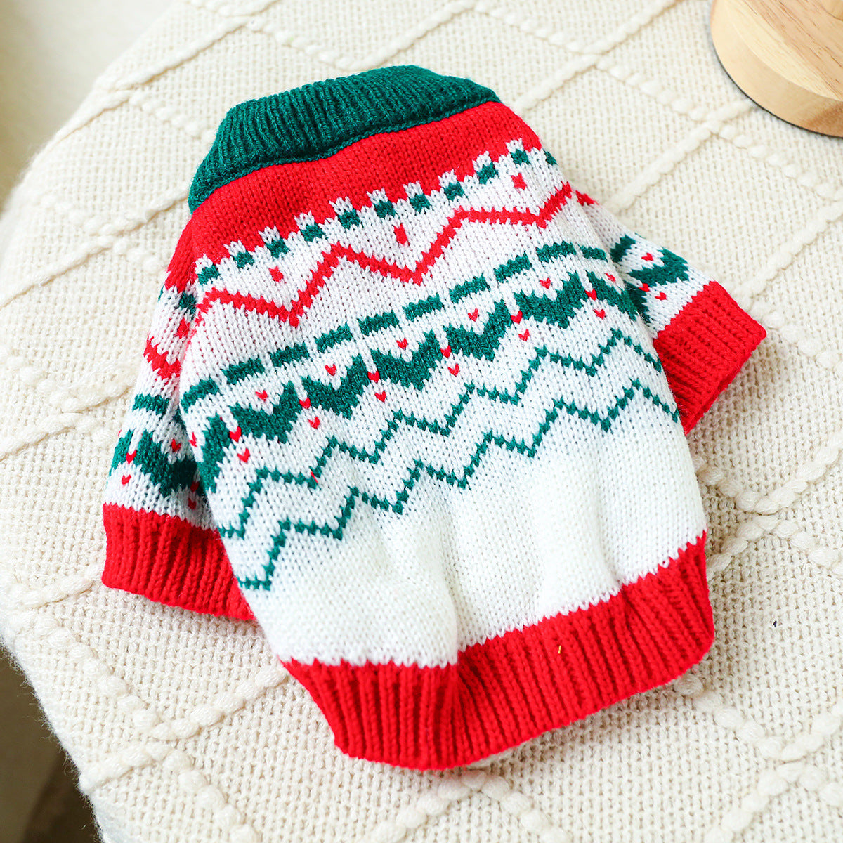 Christmas Elk/Bear Printed Knitted Dog Cat Sweater