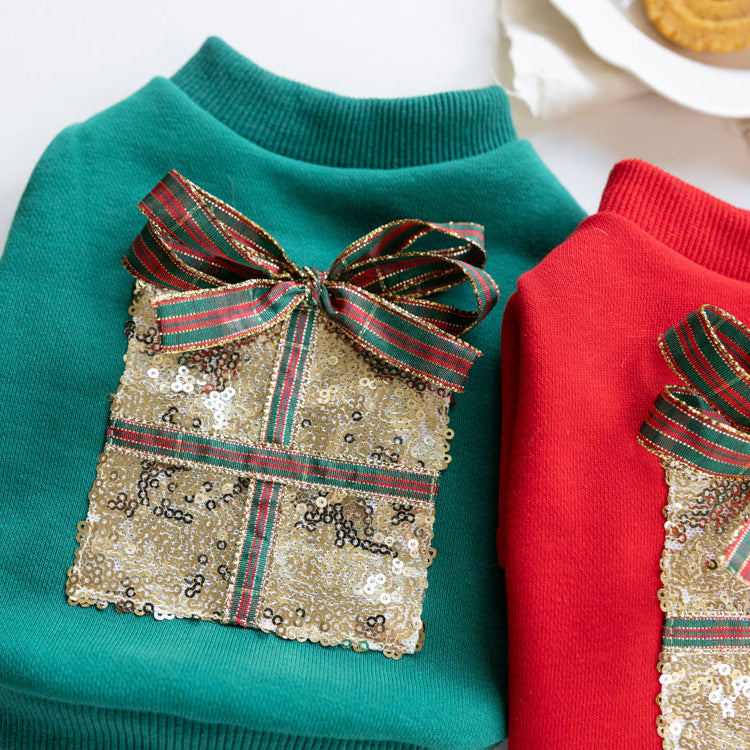 Christmas Gift Pattern Dog Cat Hoodie