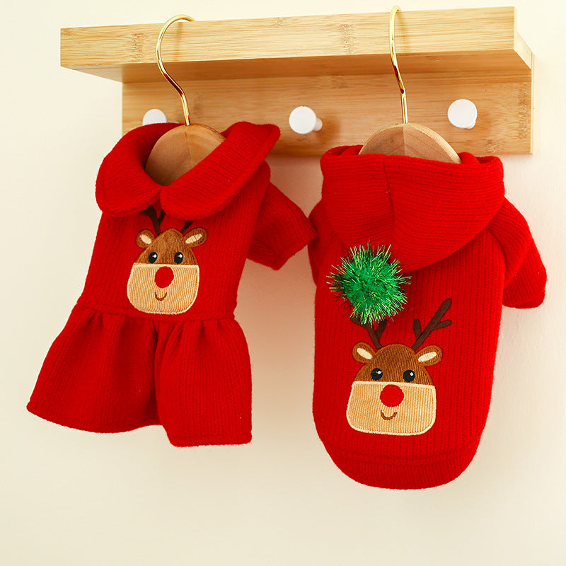 Christmas Pet Dress&Hoodie